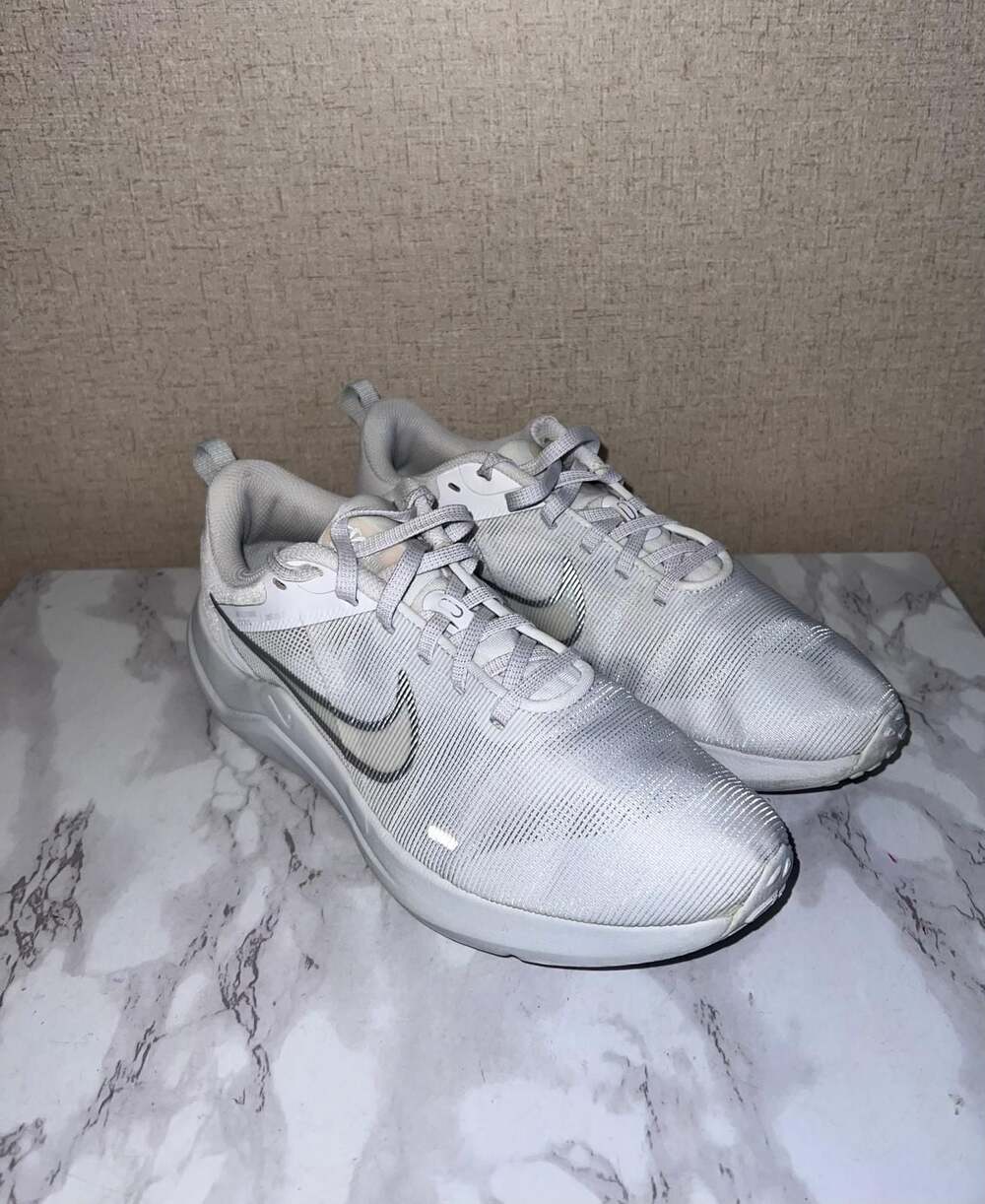 Nike Women's Downshifter 12 Road Running Shoes White/Pure Platinum DD9294-100